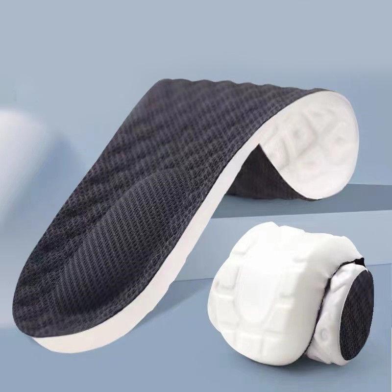 

Men s Sports Insoles - Cushioning & Sweat-Absorbing Latex, Thick, Soft Sole, Unisex 37-38