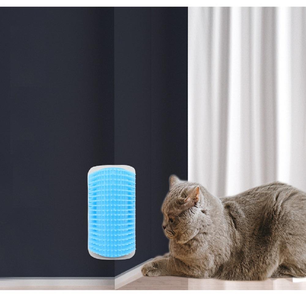 Softer Pet Self Brush Wall Corner Comb Scratcher for Long and Short Fur Cat Dog