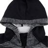 Adidas Fleece Casual Sports Zip-Up Long Sleeve Hooded Jacket Women Jackets Black Gray CZ2182