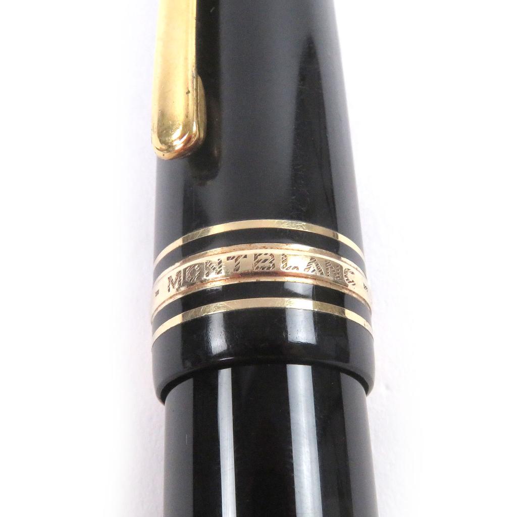 Very Good MONTBLANC fountain pen Meisterstück 149 Cap type black 14C mens Used