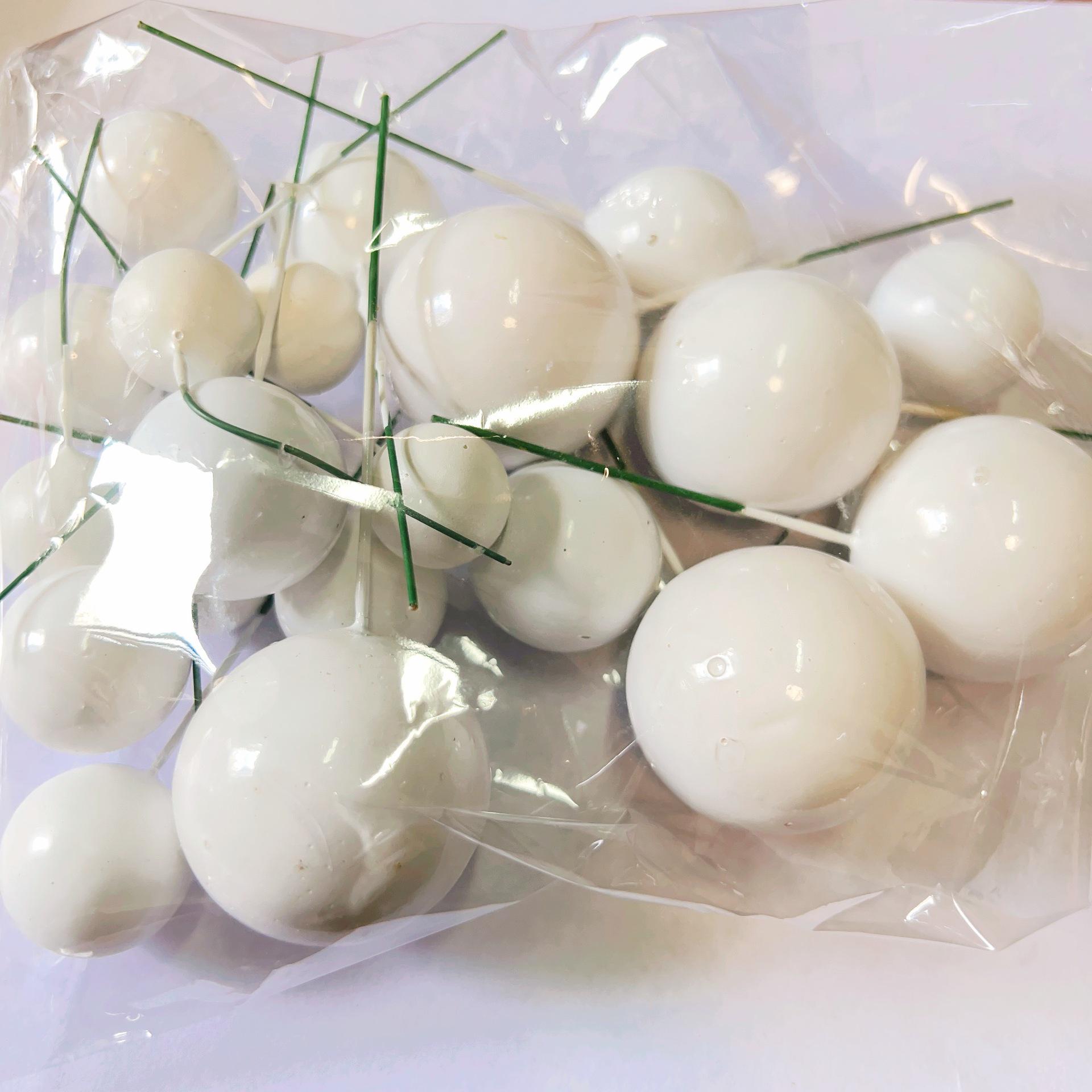 

Прикраси для торта Золоті, Срібні та Іридесцентні Кулі Топери для Десертів на День Народження та Свята