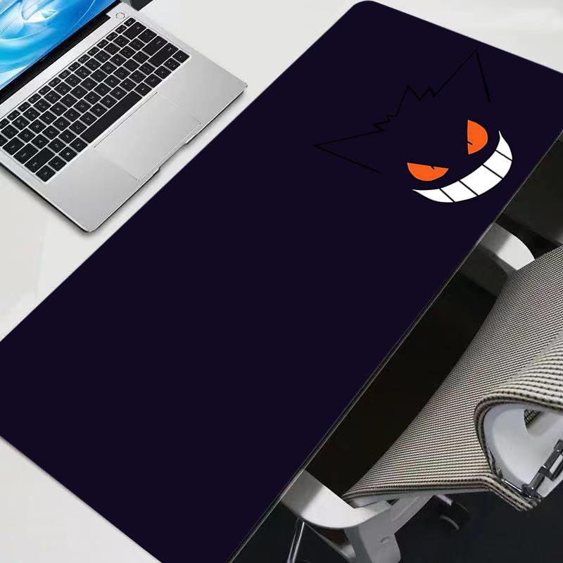 Mouse Pad Computer Laptop Anime Keyboard Mouse Mat Large Mousepad Gengar Pokemon Pikachu Keyboards Gamers Decoracion Desk Mat