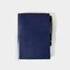 A5 Size Planner Cover with Pen Hobonichi Techo Cousin Size Compatible Not Holder, (Planner Included) (Navy)