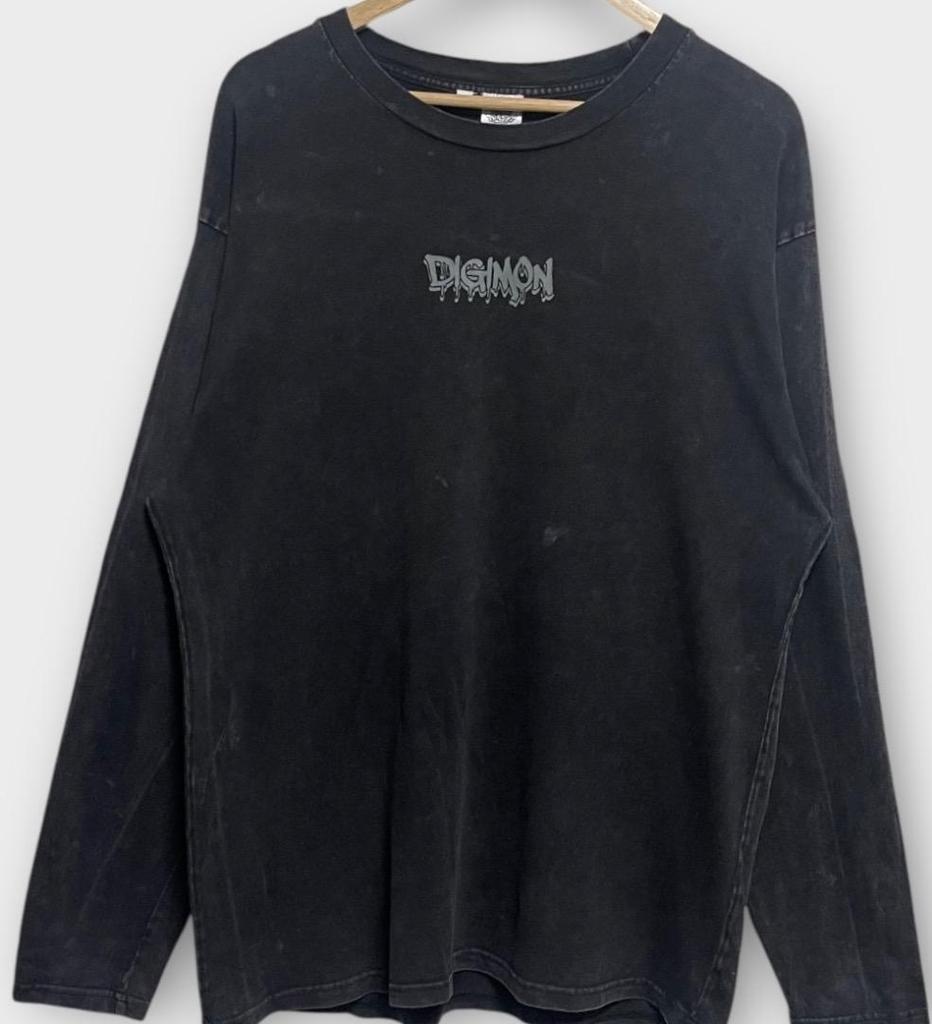 [USED] Digimon Adventure MetalGreymon Long Sleeve T-Shirt Anime