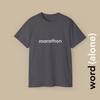 Marathon - Minimalist Single Word T-shirt