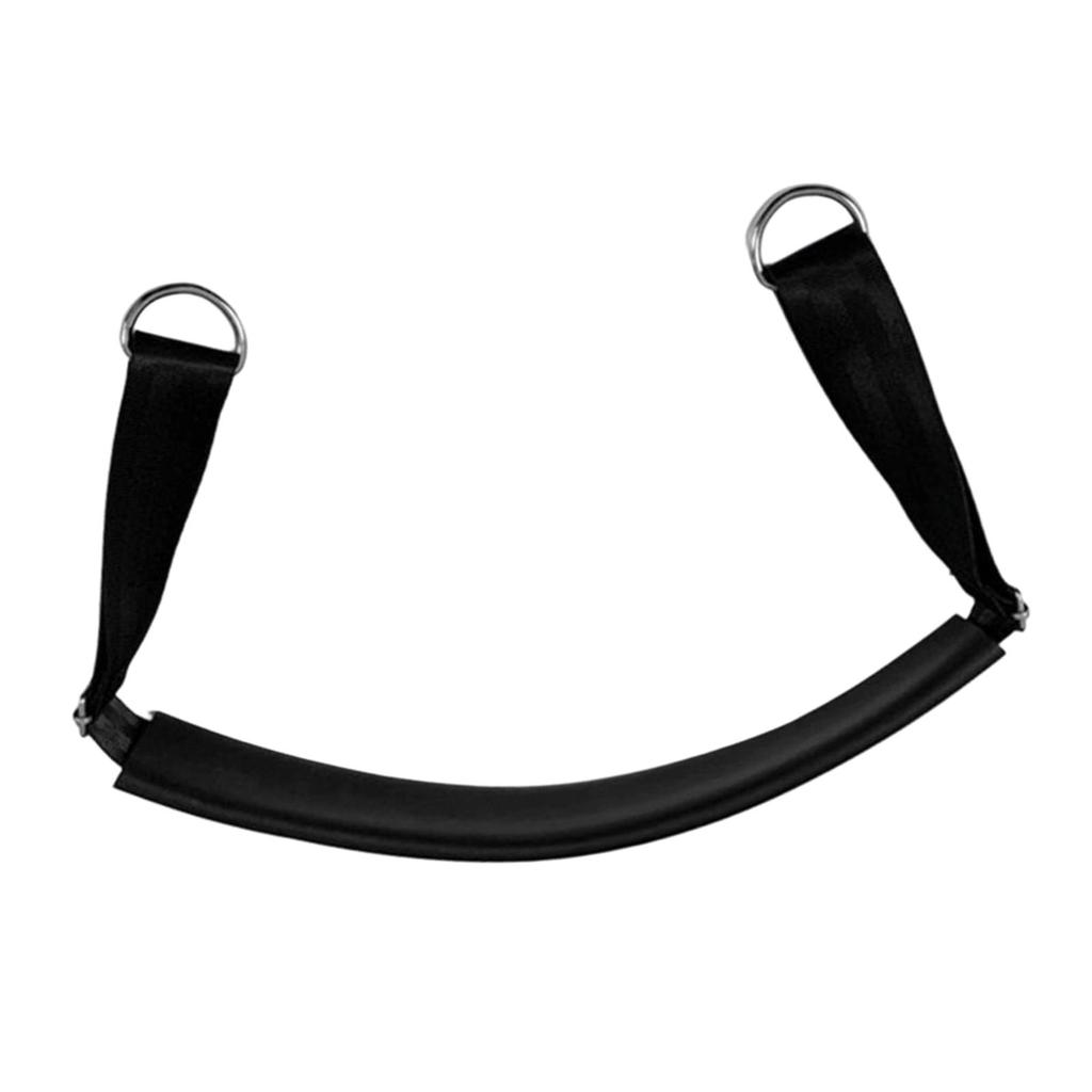 Pilates Foot Strap Adjustable with Hooks Cotton Stainless Steel Flexibility Stretch Strap for Women Gym and Home