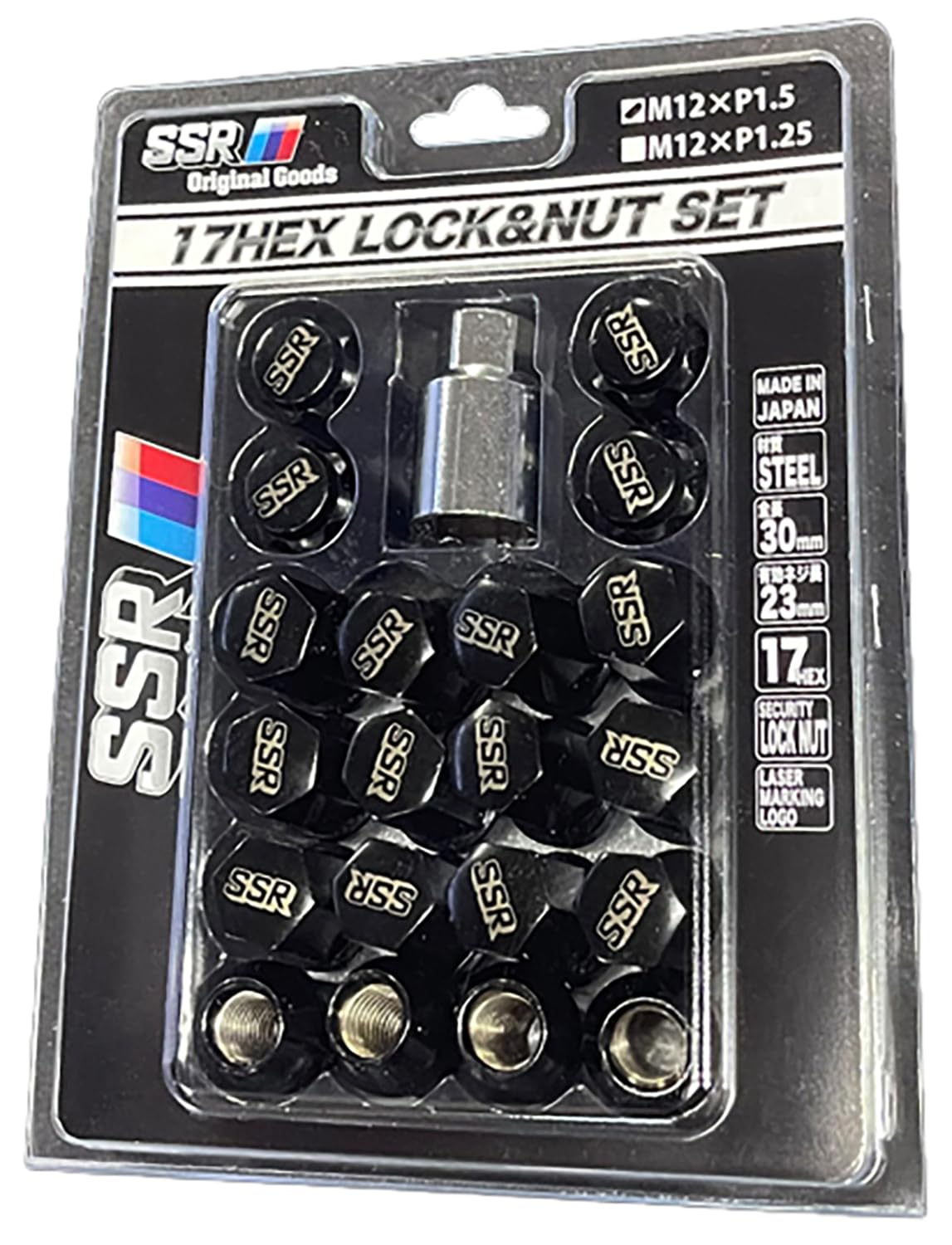 

Набор контргаек SSR 17HEX M12 x Черный SSTL1505H & (на 5Ч) П1.5 чёрный