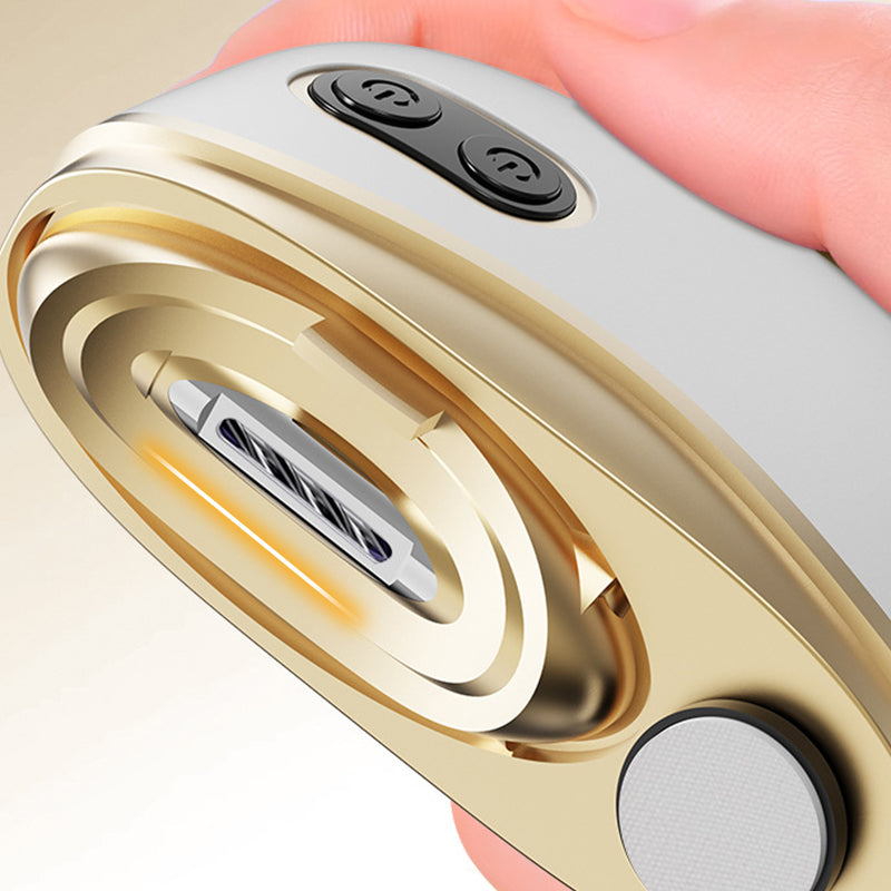 Electric Nail Trimmer - Portable Kids-Safe 2-in-1 Grinder & Clipper, Rechargeable Automatic Nail Care for Baby Elderly Home Use