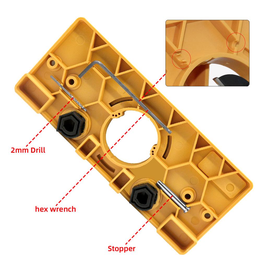 Concealed 35MM Cup Style Hinge Jig Boring Hole Drill or 35MM Concealed Hinge Jig Kit For Wood Hole Locator Hinge Jig Drill Guide