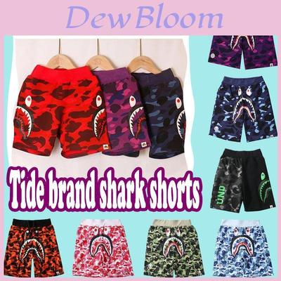 Ready Camouflage Shark Head Printed Cotton Shorts For Men Youth Fashion**