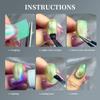 Spring And Summer Symphony Silk Mesh Manicure, Exquisite Three-Dimensional Multi-Color Mesh Yarn, Fish Scale Pattern Manicure, Manicure Material
