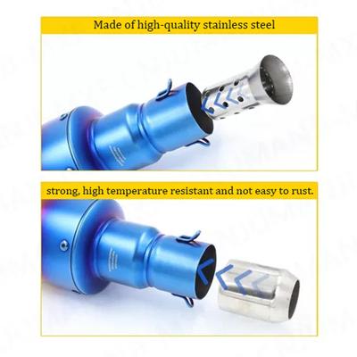 Tubo di scarico per motocicletta, silenziatore slip-on da 3851 mm, tubo terminale in acciaio inossidabile, alta temperatura