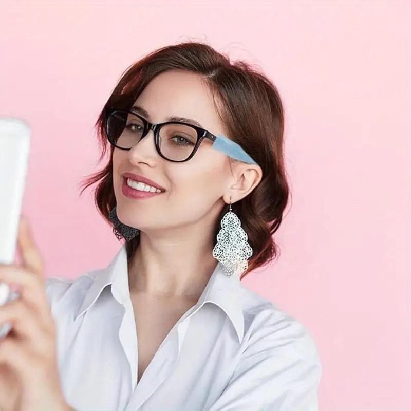 200 Adet/Kutu Tek Kullanımlık Gözlük Sapı Kılıfı Kuaförlük Kendin Yap Berber Saç Boyama Gözlük Koruyucu Leke Önleyici Aletler