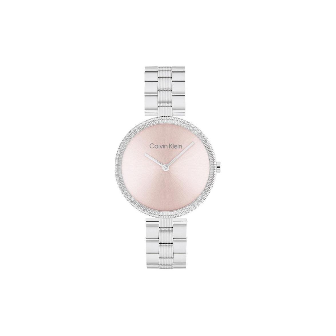 Calvin Klein Quartz Watch 32Mm Pink Dial Women watches 25100015 Pink Watch Dial