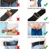 1pc Abdominal Control Belt - Elastic Adjustable Waistband for Jeans and Pants - No Buckle Design, Comfortable and Convenient for Men & Women
