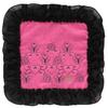 ANNA SUI Large Towel Handkerchief (28cm) with Gathered Ruffles (Pink) Women's Towel Hand Towel 001219-0001-01