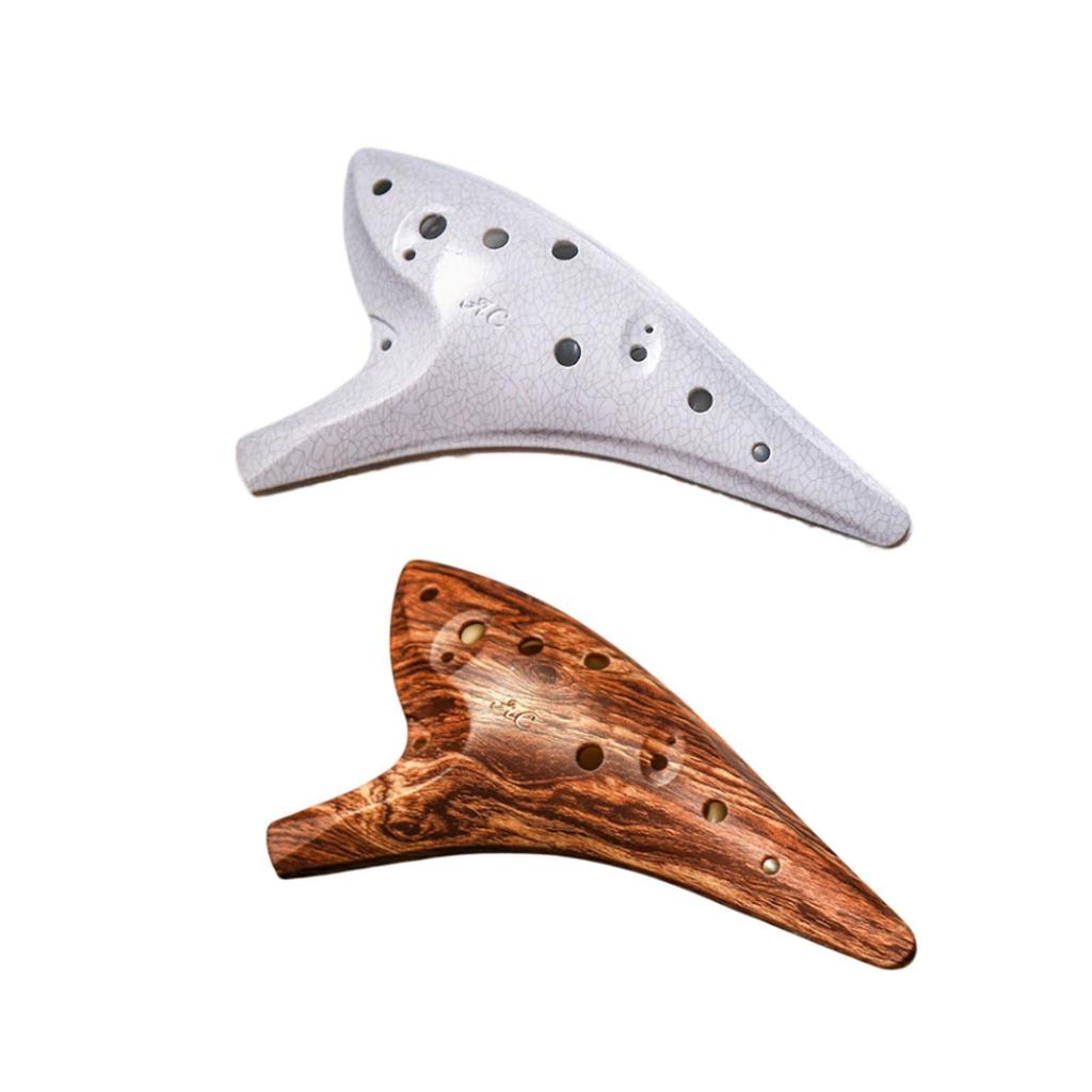 Ocarina Instrument Alto C mit Aufbewahrungstasche für Musikliebhaber Anfänger Erwachsene
