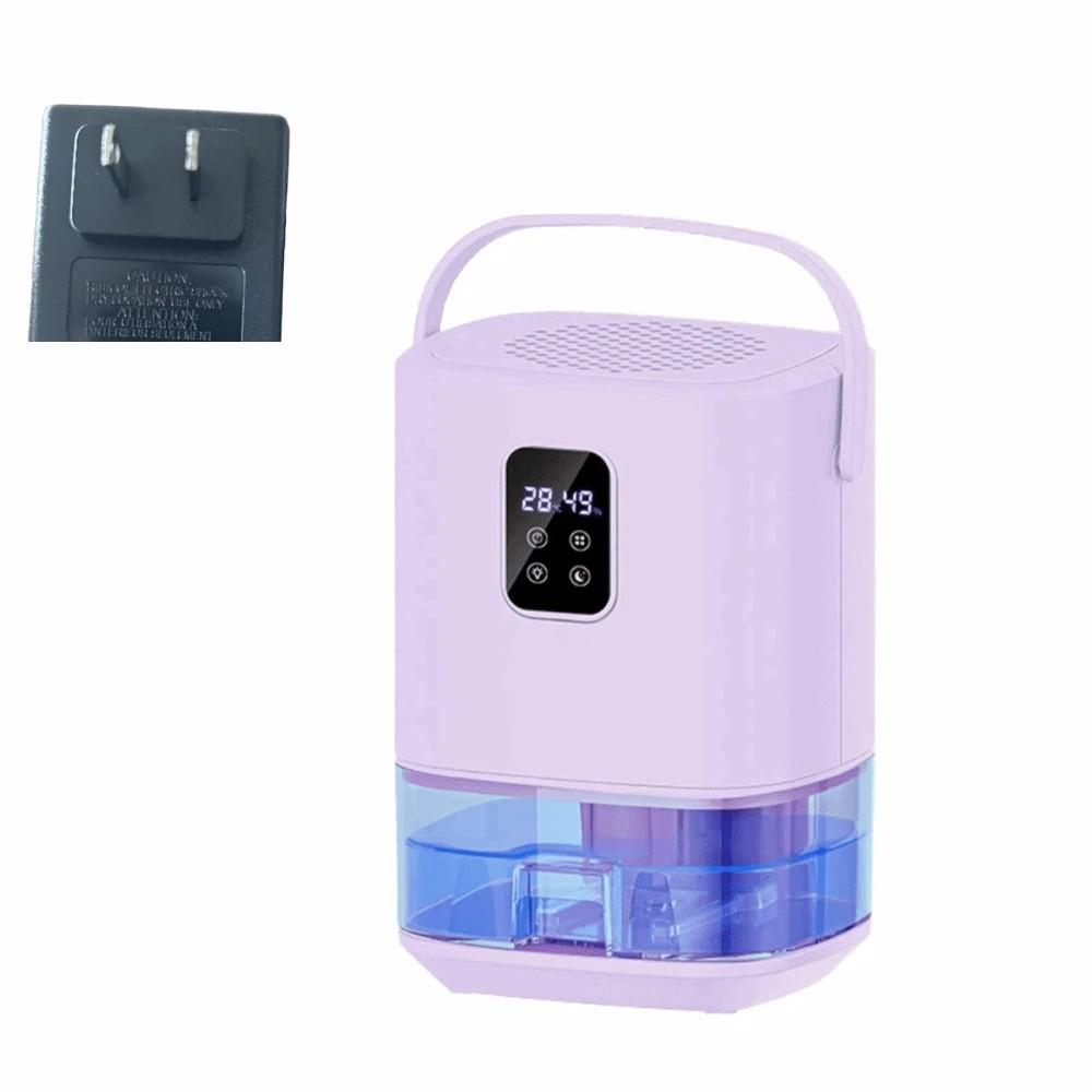 1.5L Small Dehumidifier Moisture-Proof Damp Eliminator Mold Eliminator Air Dehumidifier Office purple GB