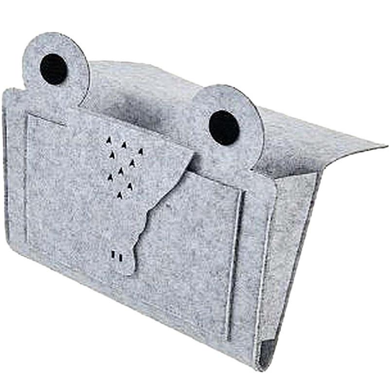 1Pc New Animal Bedside Hanging Organizer Storage Bag Felt Sofa Sorting Pocket Pouch