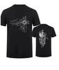 New Men's T-Shirt O-Neck Men's T-Shirt, Men's T-Shirt CPU Processor Circuit Diagram Printing Man Top T-Shirt T