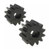 2pcs Gears Equipment Hassle-free Lawn Mower Metal Parts Pinion Gears Reliable Self-propelled Smooth Wheel 12 Tooth