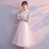 Evening Dress New Spring Elegant Party Medium and Long Bridesmaid Dress Party Dress Slim Fit