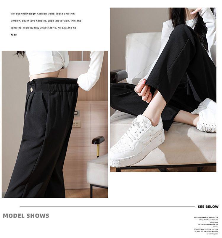 Women's High-Waisted Korean-Style Carrot Pants - Spring New Casual Harem Trousers