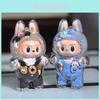 Transparent Labubu Protective Shell Macaron Stand Dustproof Cover For Dolls And Accessories