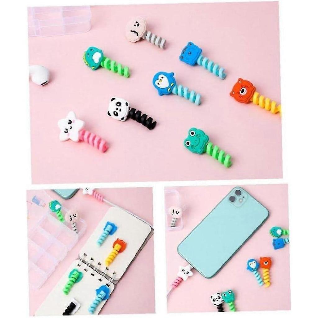 8-part Protection Cable Charger Charger Data Cable Stand Cable Protection Cable Cover Cable Holder Cable Organization Management