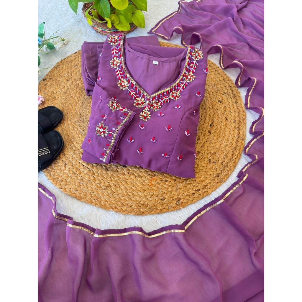 Pakistanischer Salwar Kameez Fertig zum Tragen Anzug Indischer Hochzeitsfestkleid Kleid