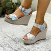 2025 Summer New Women Wedges Sandals Anti-slip Designer Shoes Women Platform Platform Sandals Women Zapatos De Mujer