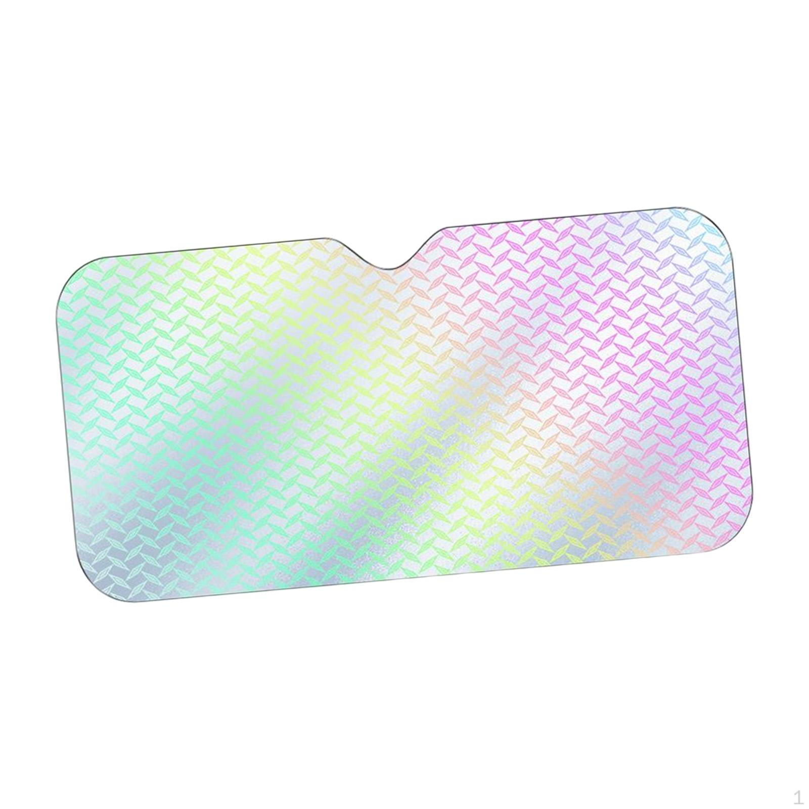Rainbow Windshield Sun Shade Cover Protection Front Window Heat Shield Durable 130cmx70cm