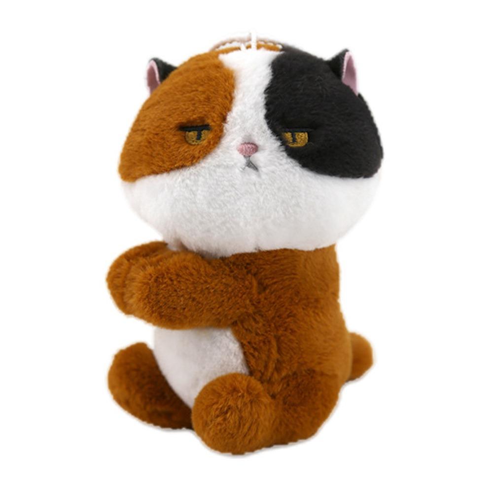Portable Plush Keychain Cat Cartoon Keyring Plush Doll
