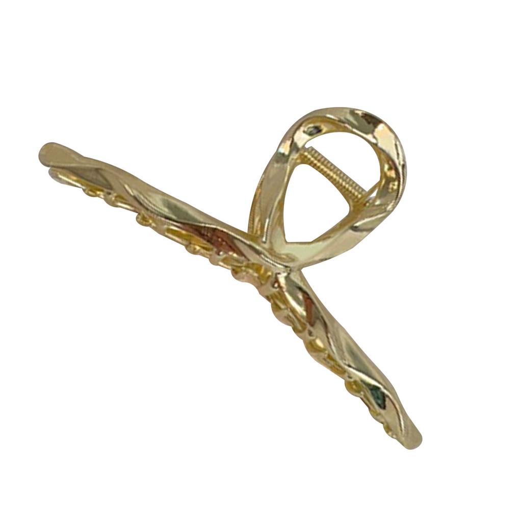 Hair Claw Clip Twisted Claw Clips Clamps Large Alloy Hair Catch Pure Color Styling Accessories