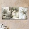 Leinwandposter, Retro Kunst Olivenbaum, Mediterrane Landschaft Wandkunst Drucke, Schlafzimmer Küche Flur Wanddekoration