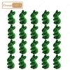 1/3/5/10/20PCS Easter Bunny Green Flocking 3D Moss Bunny Statue Simple Creative Garden Decoration Holiday Gift Bunny Ornament