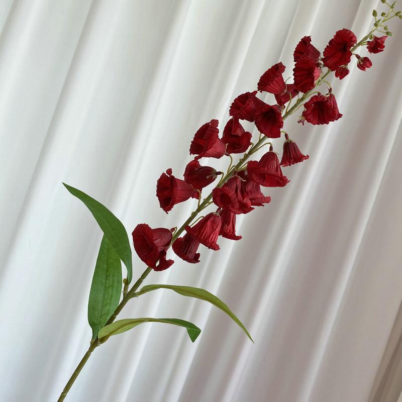 

90cm Abutilon Flowers Wedding Home Decoration Photo Props Gift Display Burgundy