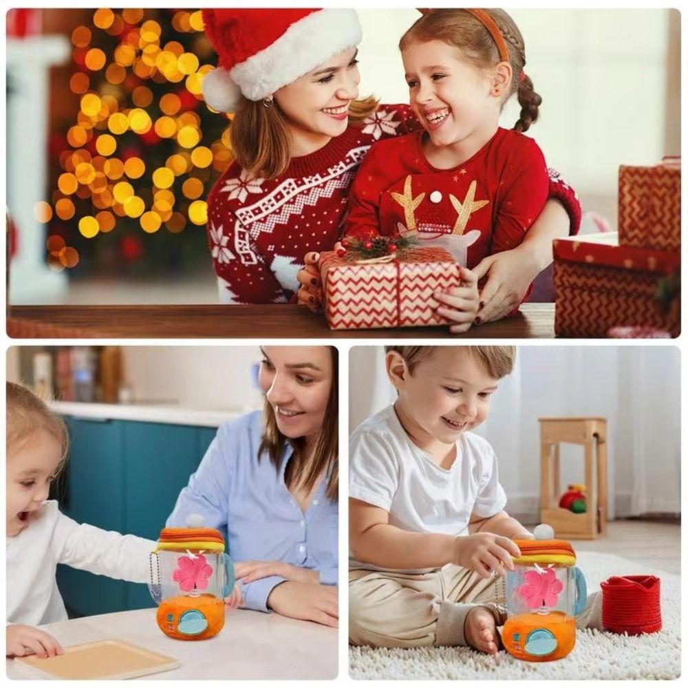Rope Rotation Stuffed Flower Doll Pull Rope Plush Juicer Doll Plush Flower Juicer Toy  Home Decor