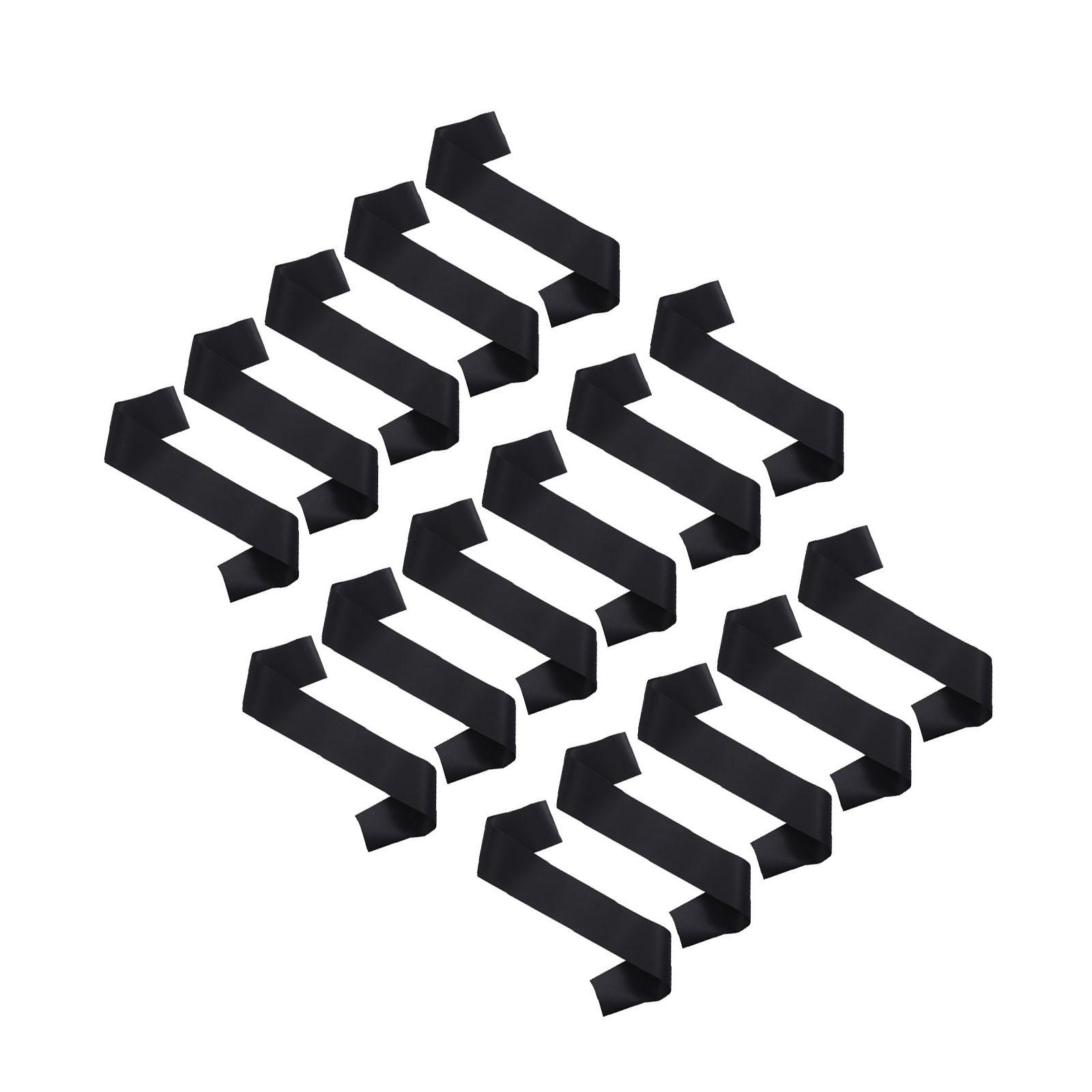 

16x Blank Sash Wedding Graduation Holiday Make Your Own Sash Party Favors Beauty Pageant Halloween Prom Plain Sash DIY Sash чёрный