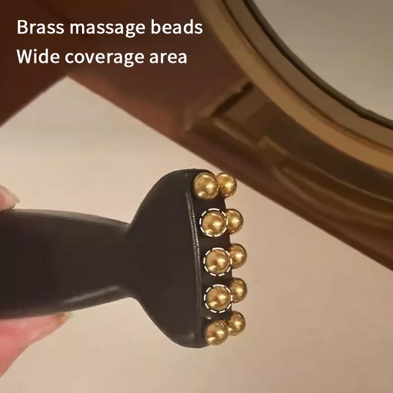 Reduce Puffiness Massager Face Lifting And Tightening Traditional Brass Meridian Brush Skin Scraping Eye Body Spa Facial Beauty
