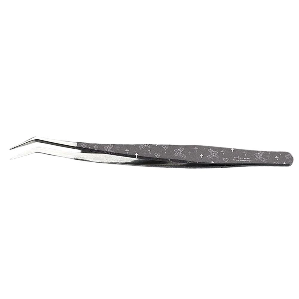 

Anti-static False Eyelash Tweezers Stainless Steel Eyelash Curler Extensions Grafting Style 5