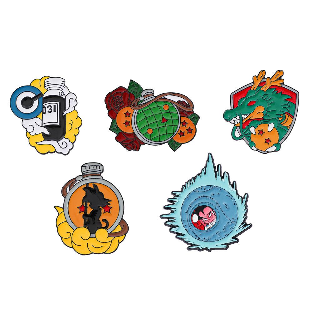 Anime Cartoon PCS Enamel Pins Custom Brooches Lapel Badges Animal Funny Jewelry Gifts for Kids Friends