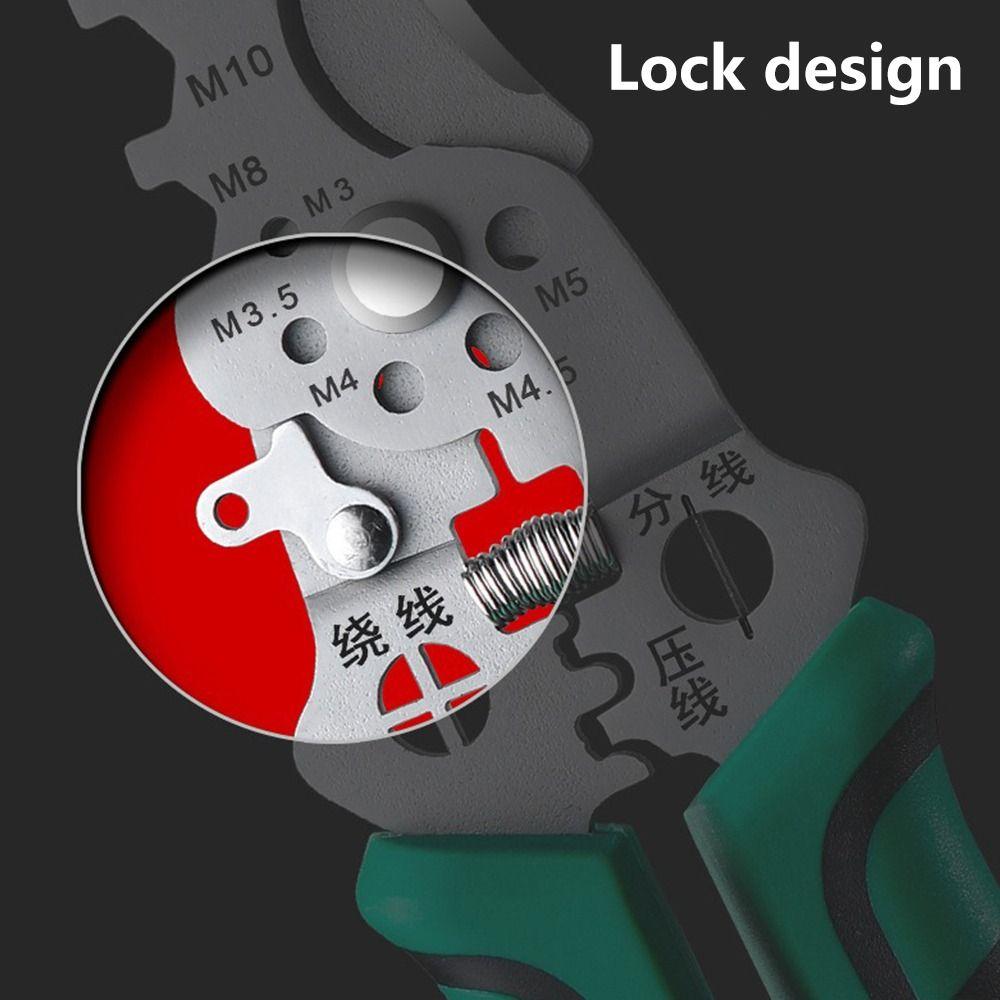 Multifunctional Stripping Pliers Electrical Test Wire Winding Wire Stripping Pliers Cable Cutting Electrician Crimping Pliers
