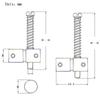 Set of 2 Long and 3 Short 5 String Electric Bass Guitar Bridge Saddle Mounting Screw Fixed String Saddle Guitar Accessories