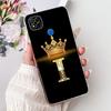 Clear Casing For Redmi 9C NFC Cover Redmi 9C Case Transparent Fashion Luxury A-Z Letters Crown Soft TPU Phone Case