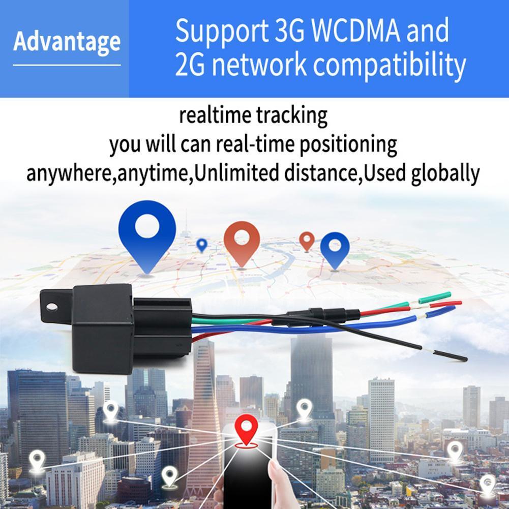 Car GPS Tracker Anti-theft Monitoring Cut Off Oil System Real-Time Monitor Device Automobile Accessories