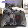 Hatake Kakashi Anime Pattern Bedding Home Decoration Birthday Gift (1 * duvet cover + 2 * pillowcase, without core)