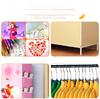 Simple Non-Woven Dustproof Folding Wardrobe with Steel Frame and Hanger