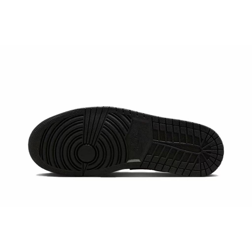 Jordan Air Jordan 1 Abrasion Resistant Coverage Low top Vintage Basketball Shoes Unisex Black Gray 553558-067(Team-SBOX)-Random packaging bags