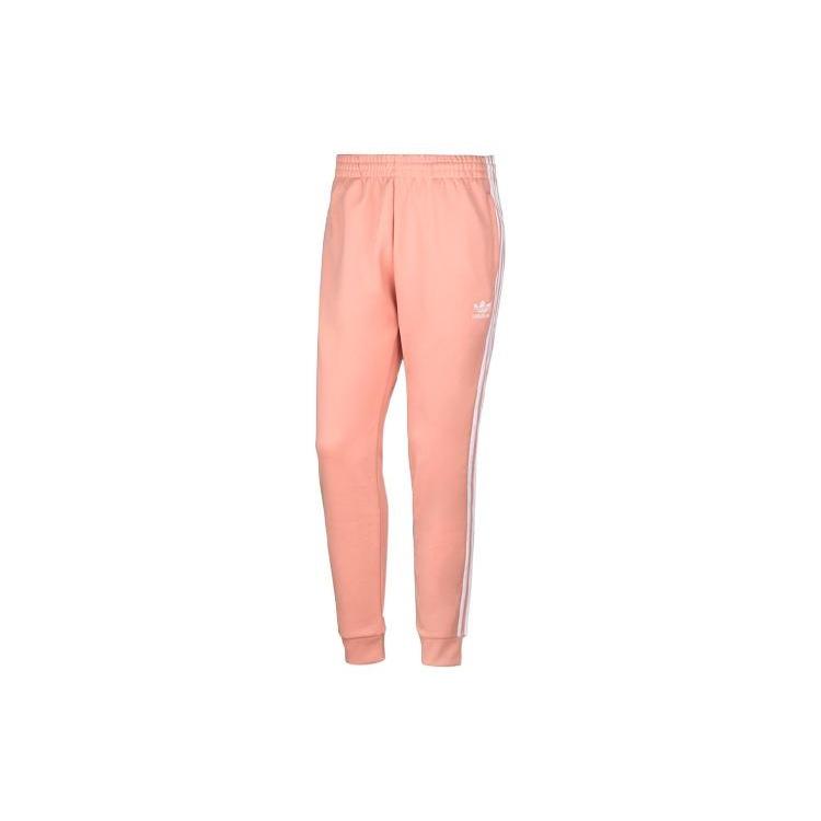 adidas originals Sst Tp Solid Color Straight Sports Pants Pink Men s DP7702 L
